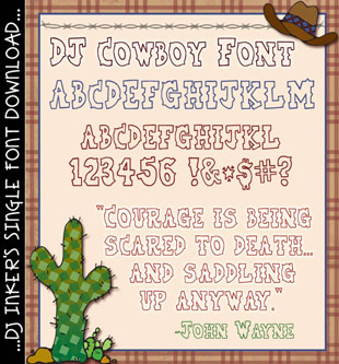 DJ Cowboy Font Download