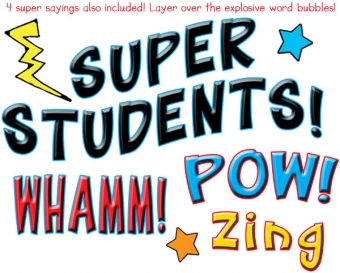 Superhero Student Printable Bulletin Board