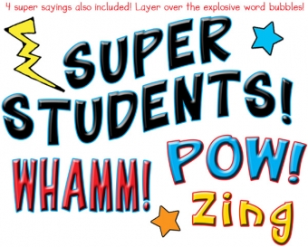 Superhero Student Printable Bulletin Board