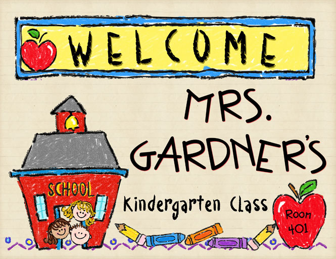 Chalk & Crayon School Clip Art Download