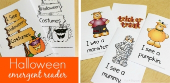 Spook-tacular Smiles Halloween Clip Art - 5 Download Bundle