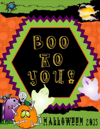 Spook-tacular Smiles Halloween Clip Art - 5 Download Bundle