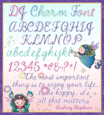 DJ Cursive Fonts Collection Download