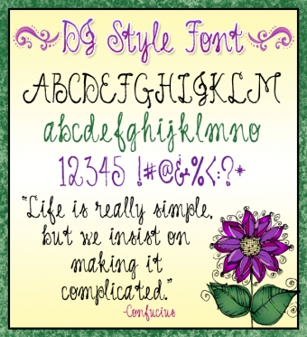 DJ Cursive Fonts Collection Download