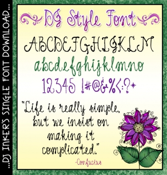 DJ Style Font Download