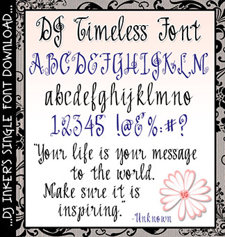 DJ Timeless Font Download