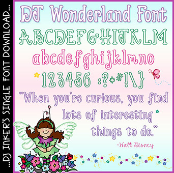 DJ Wonderland Font Download