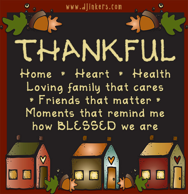 Thankful and blessed clip art and font by DJ Inkers