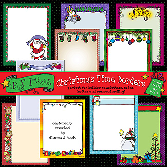 Christmas Time Borders Clip Art Download