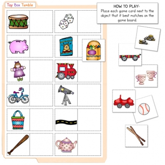 Toy Box Tumble File Folder Game Download