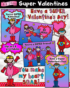 Super Valentines Clip Art Download