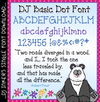 DJ Basic Dot Font Download