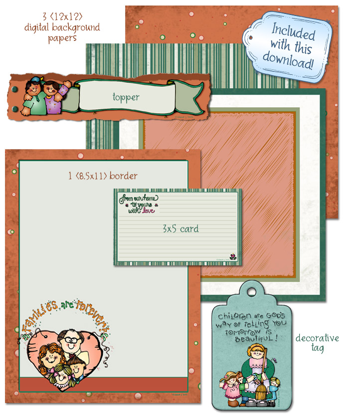 Inspirations Clip Art & Printables - 6 Download Bundle