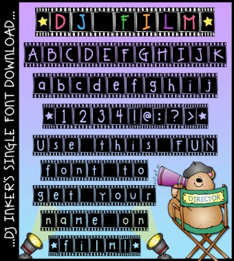 DJ Film Font Download