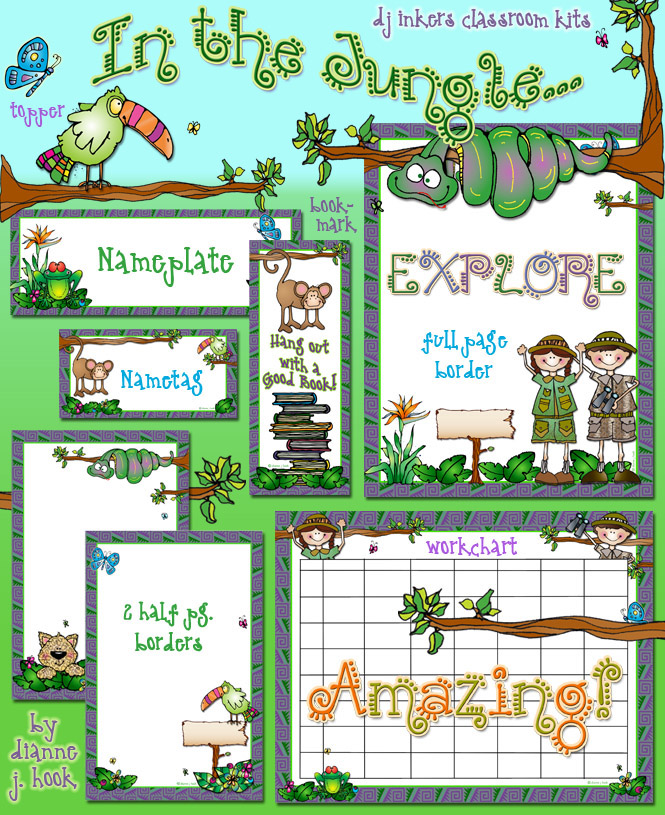 In the Jungle Classroom Kit Download