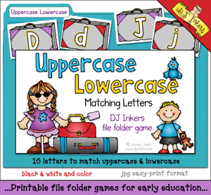Uppercase Lowercase File Folder Game Download