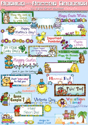 Toppers for Teachers Clip Art Download Collection