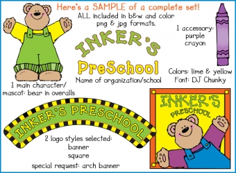 DJ Inkers offers custom logos for preschool, daycare, small businesses and organizations