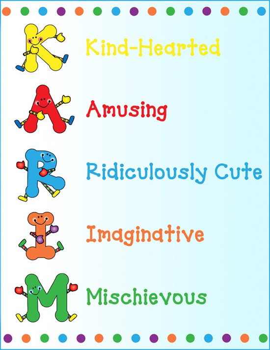 DJ Happy Alphabet Friends Clip Art Letters Download