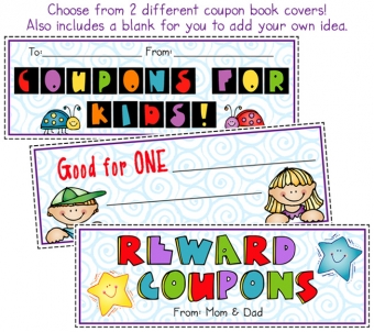 Kids Reward Coupons Printable Download