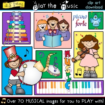 Play the Music Clip Art Download