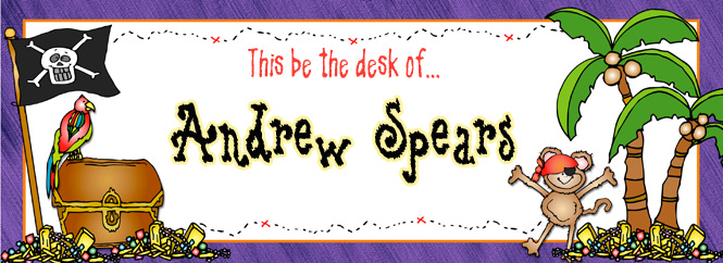 Pirate Treasure Classroom Theme Borders and Printables