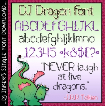 DJ Dragon Font Download