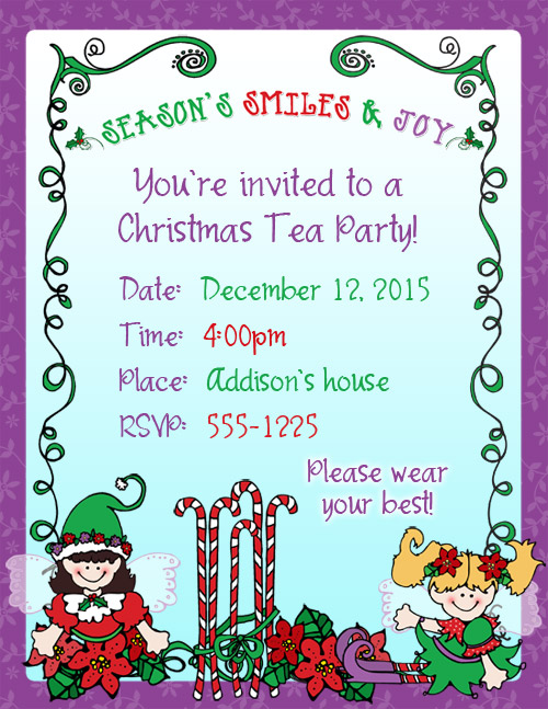 Merry Fairies - Holiday Clip Art Download