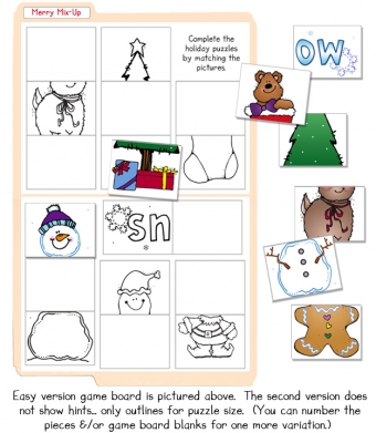 Merry Mix-Up File Folder Game Download