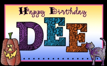 DJ Zen-Doodle Alphabet Clip Art Download