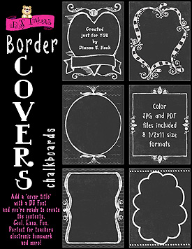 Border Covers Chalkboard Clip Art Download