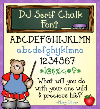 DJ Chalk Fonts Collection Download