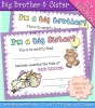 Big Brother or Sister certificate for a new baby in the family by DJ Inkers