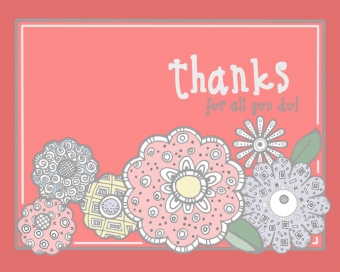 DJ Zen-Doodle Flowers Clip Art Download