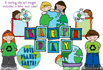 Every Day Earth Day - Clip Art and Printables Download