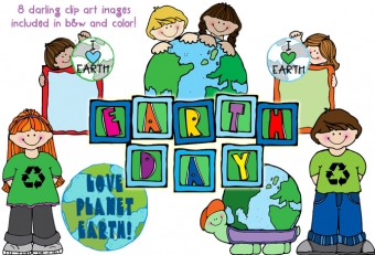 Every Day Earth Day - Clip Art and Learning Activities Download