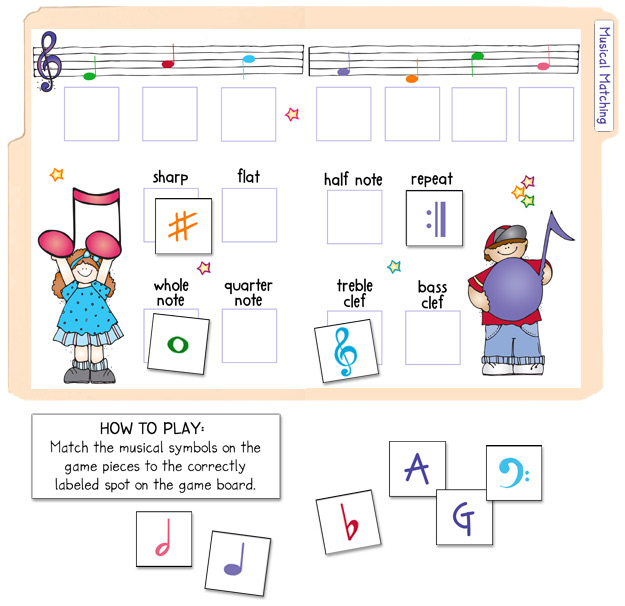 A cute game for learning the basics of music by DJ Inkers