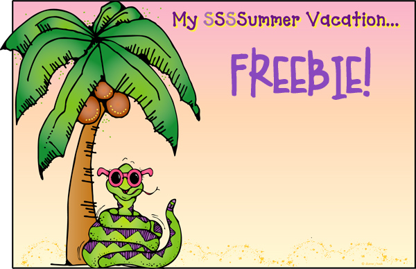 My Summer Vacation Clip Art Border FREEBIE