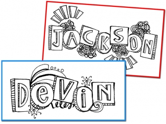 Just Doodles Black & White Clip Art Download Vol. 5