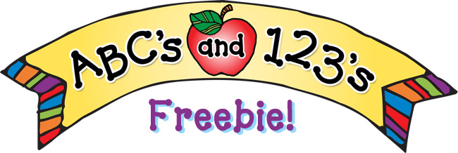 ABC's and 123's Clip Art FREEBIE