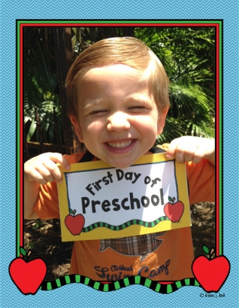 First Day School Signs Printable Download
