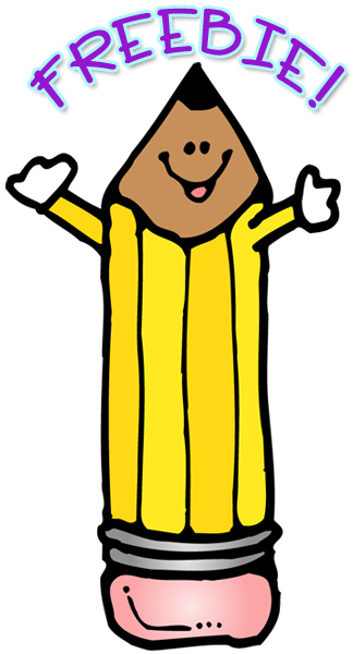 Smile Pencil Clip Art FREEBIE