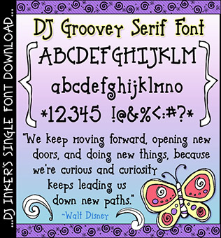 DJ Groovey Serif Font Download