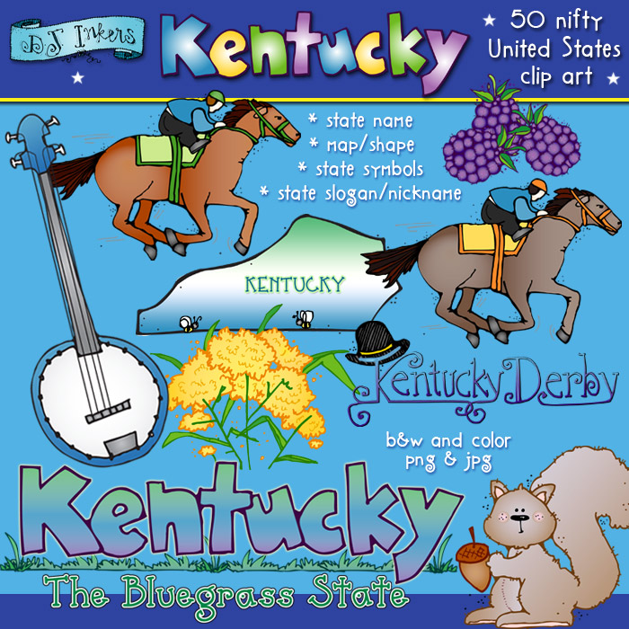 Kentucky USA Clip Art Download