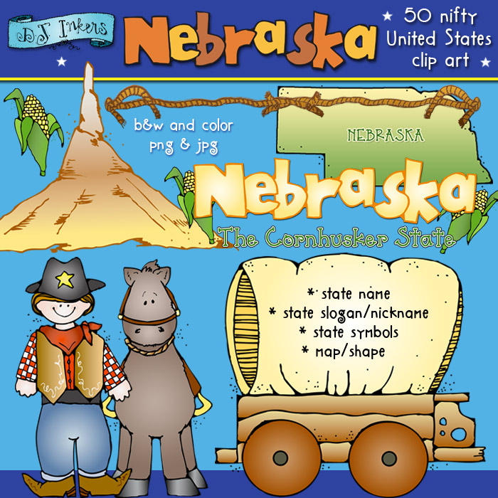Nebraska USA Clip Art Download