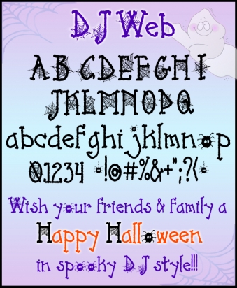 DJ Halloween Fonts Collection Download