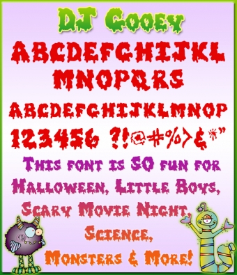 DJ Halloween Fonts Collection Download