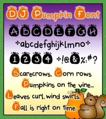 DJ Fall Fonts Collection - 3 Font Bundle