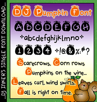 DJ Pumpkin Font Download