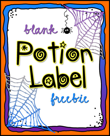 Potion Label Clip Art FREEBIE